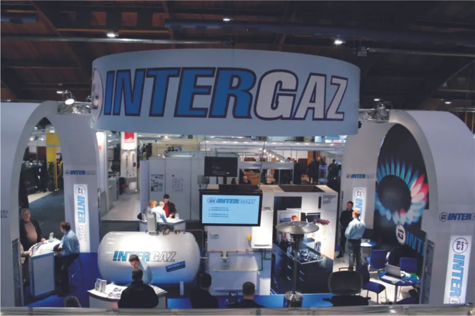 INTERGAZ stand, Latvia 2014. Exhibition stand design, production and installation by EVENT MORE