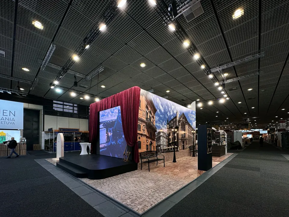 Latvian Ministry of Agriculture stand at IGW Berlin, Germany 2024. Exhibition stand design, production and installation by EVENT MORE