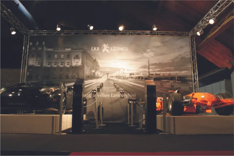 LKB stand, Latvia 2013. Exhibition stand design, production and installation by EVENT MORE