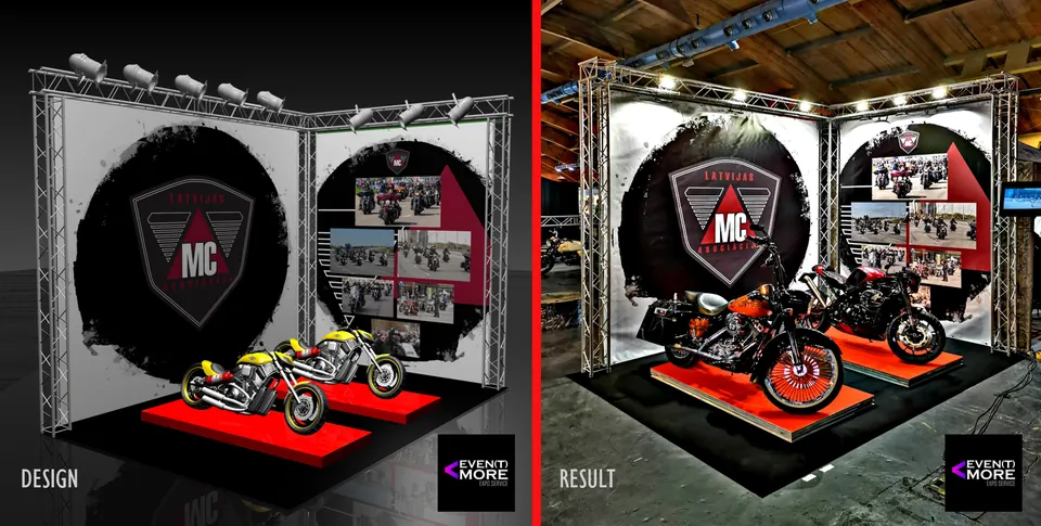 MCA stand, Latvia 2019. Exhibition stand design, production and installation by EVENT MORE