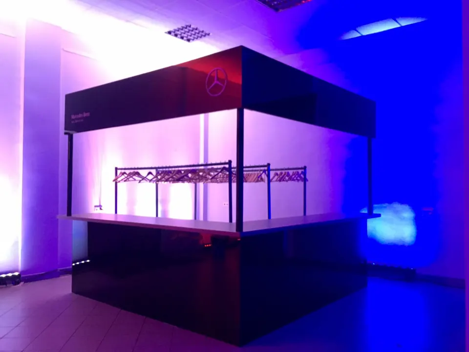 MERCEDES presentation, Latvia 2017. Decoration and display production and installation by EVENT MORE