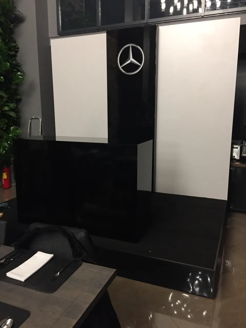 MERCEDES presentation, Latvia 2017. Decoration and display production and installation by EVENT MORE