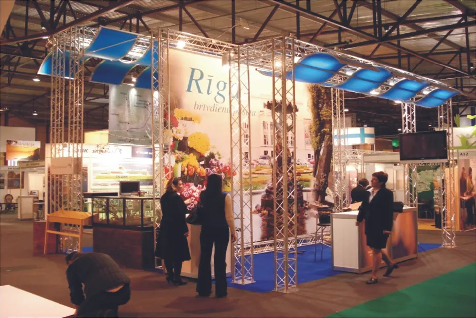 Riga city stand, Latvia 2015. Exhibition stand design, production and installation by EVENT MORE