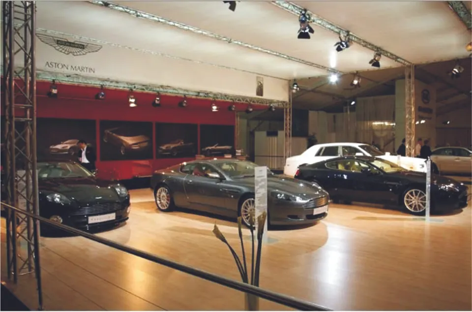 Rolls Royce / Maserati stand, Latvia 2014. Exhibition stand design, production and installation by EVENT MORE