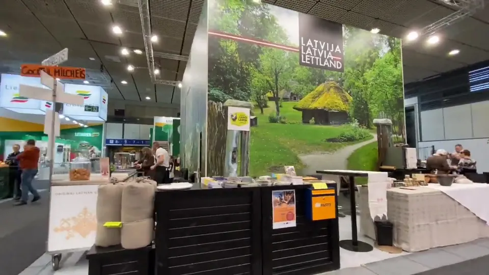 Latvian Ministry of Agriculture stand, Germany 2020. Exhibition stand design, production and installation by EVENT MORE