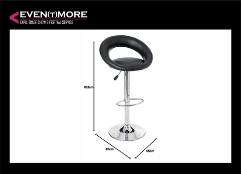 Bar stool, black 2