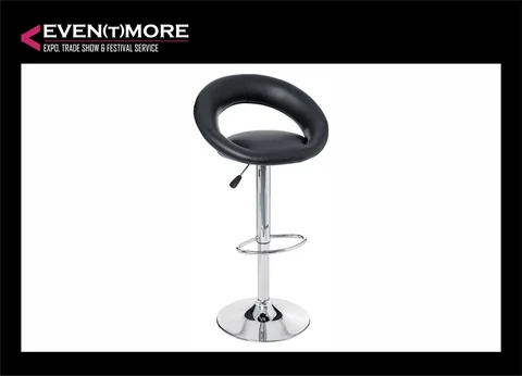 Bar stool, black