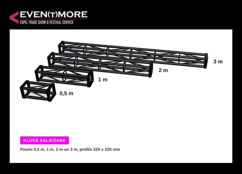 Black EXPO truss