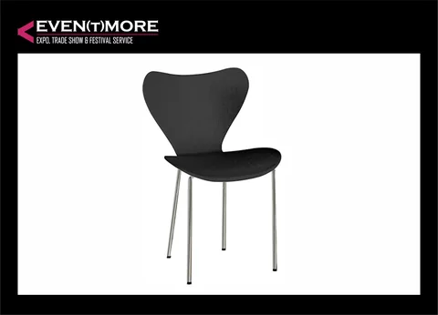 Conference chair, black with veneer look