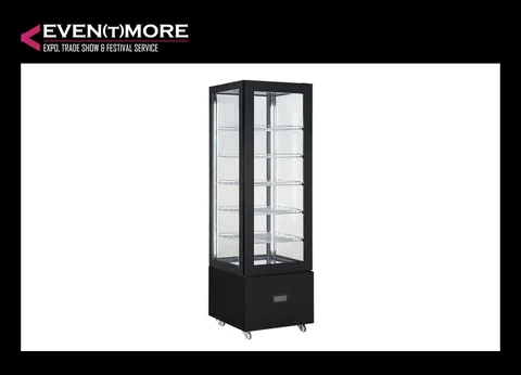 Glas-Kühlvitrine stehend Scandomestic 250 l