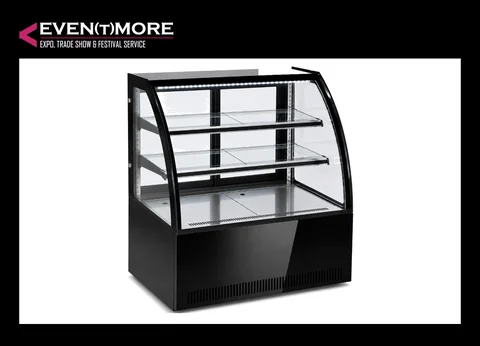 Konditorei-Kühlvitrine Adexa mit gewölbtem Glas