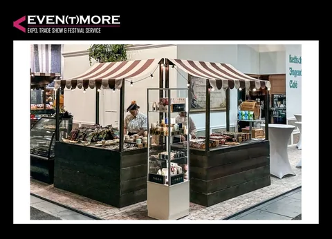 Retro style market stall