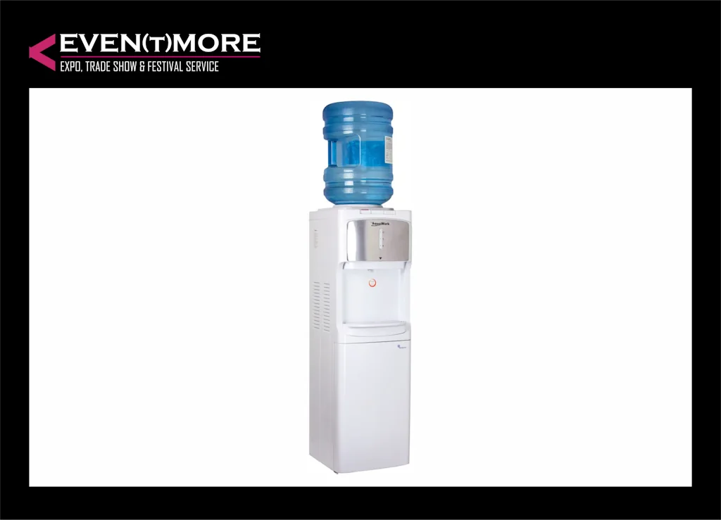Water dispenser for 18.9 l bottles with cabinet